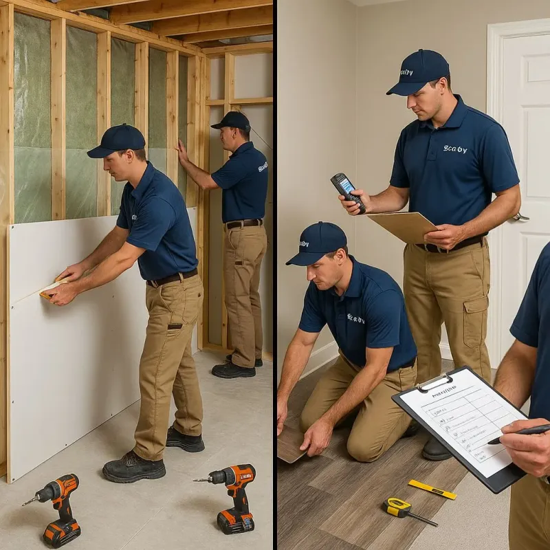Repairs and Reconstruction process in Raymond, NH